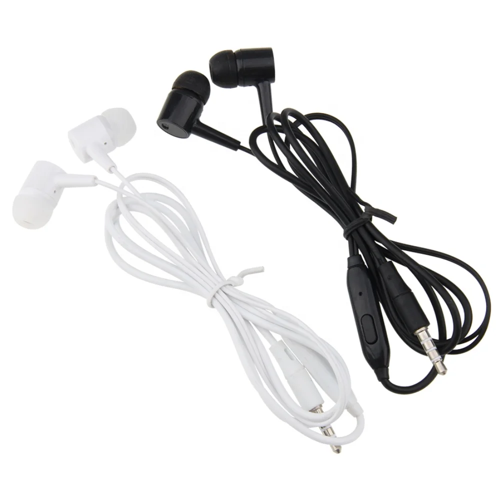 Headphone Jack Wired Earphones with Mic for Gaming