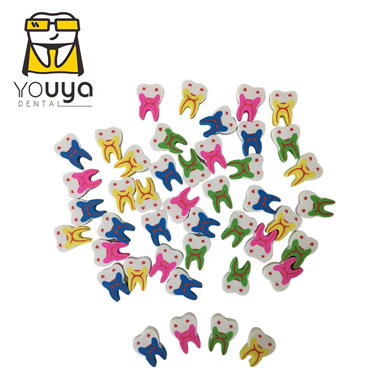 
 Резиновые ластики для зубов в форме молара для стоматологической клиники, школьный подарок  