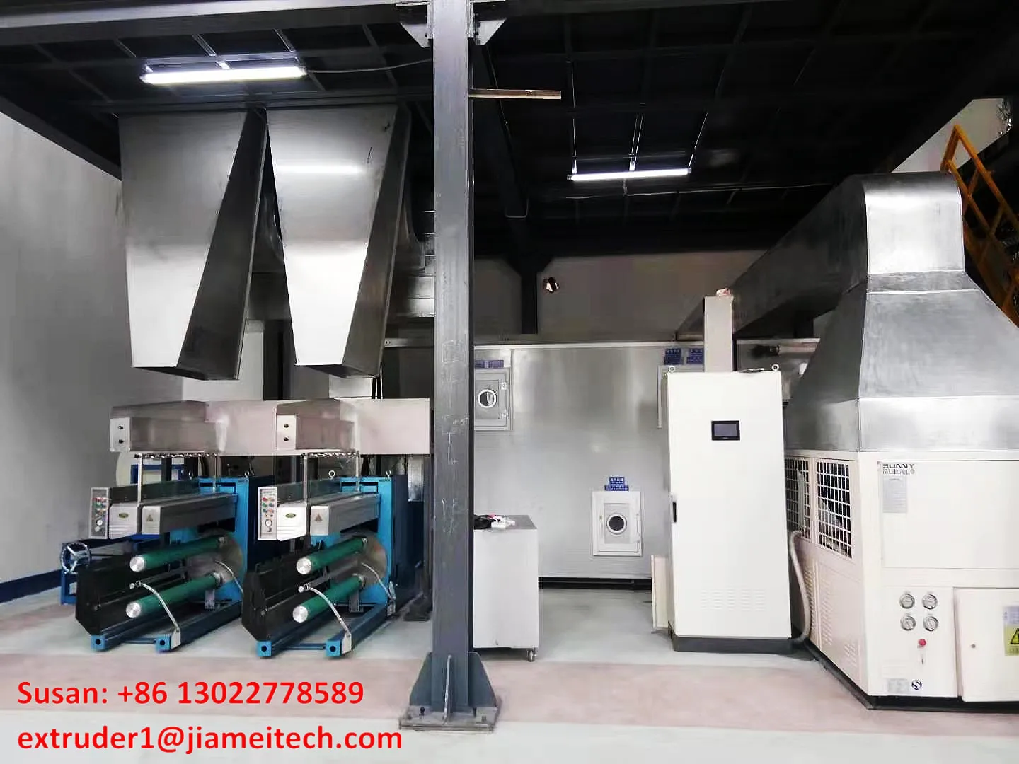 Spinning Pet Polyester Poy Multifilament Yarn Extruder Line Machine