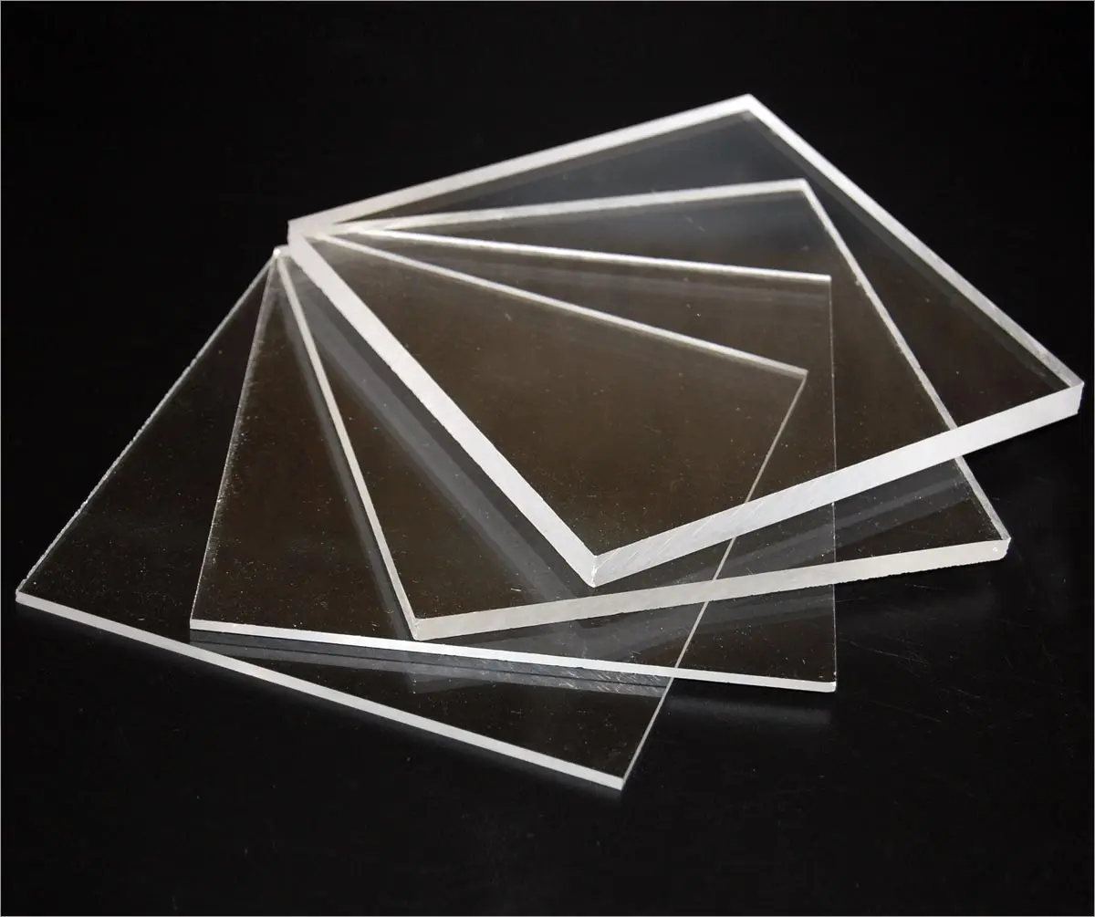 Clear PMMA Sheet  Transparent Acrylic Sheet for Light Fittings or Roof Lighting