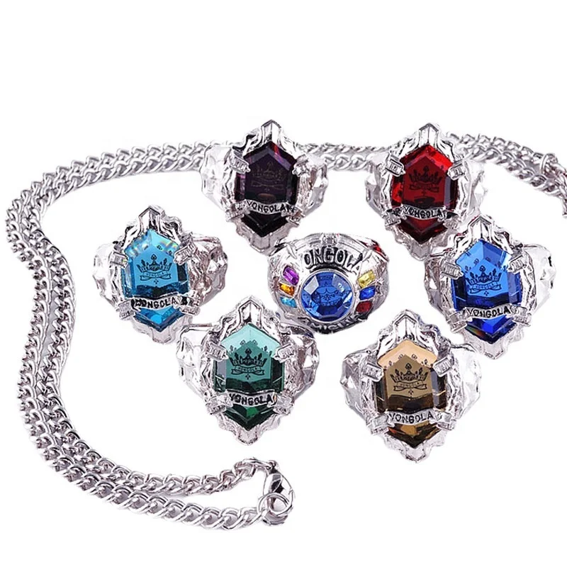 New Katekyo Hitman Reborn Sawada Tsunayoshi Anime Cosplay Jewelry Rings  Rings Figure for Men Women Kids Gift