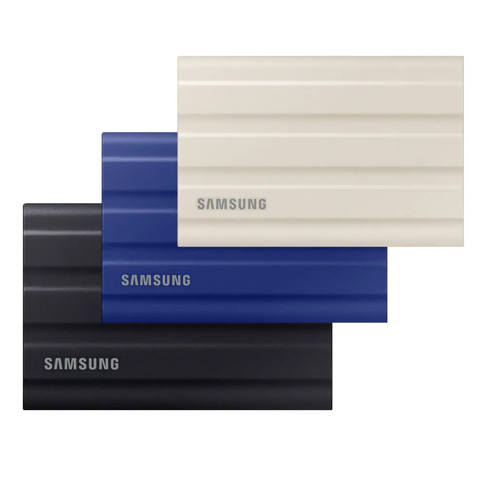 外付けハードディスク・ドライブ Samsung Portable SSD T7 Shield 2TB SAMSUNG T7 Shield 2TB SSD USB 3.2 Gen 2 External Storage