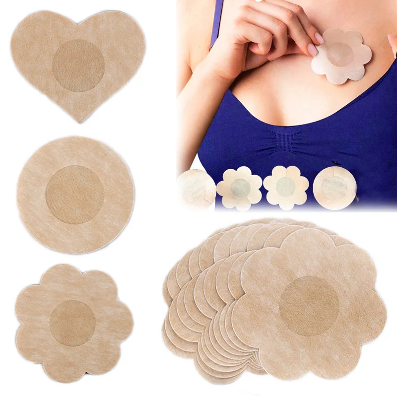 10Pcs Disposable Nipple Covers Invisible No Show Breast Pasties