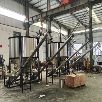 Custom Stainless Steel Storage Tank & Screw Feeder Machine | Jiayu Machinery | OEM/ODM Industrial Material Handling Equipment