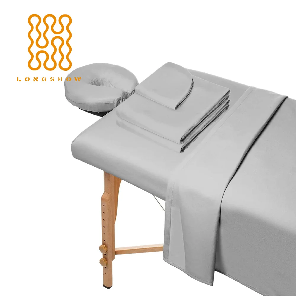 Wholesale 3piece Microfiber Massage Table Sheet Set Includes Massage