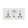 Prise double 1gang UN avec USB A+C