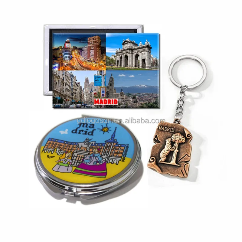 Madrid Spain Souvenir Recuerdo de Madrid Bic Lighter Holder