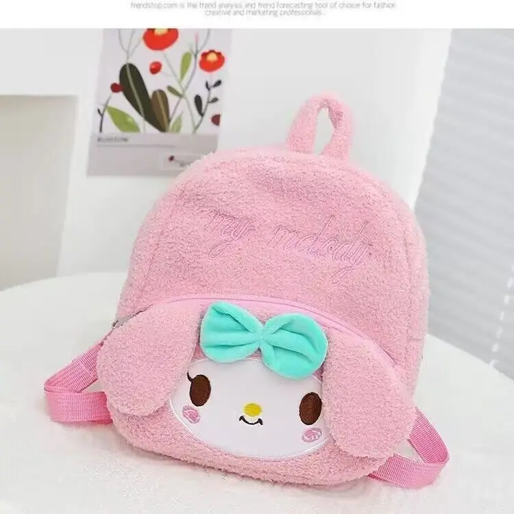 Botu Sanrioed My Melody Plush Backpack Kawaii Girl Backpack Anime Cute ...