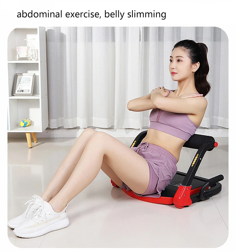 Total Core Sit up Machine Multifunctional Ab Abdominal Crunch Machine for Home Gym Fitness