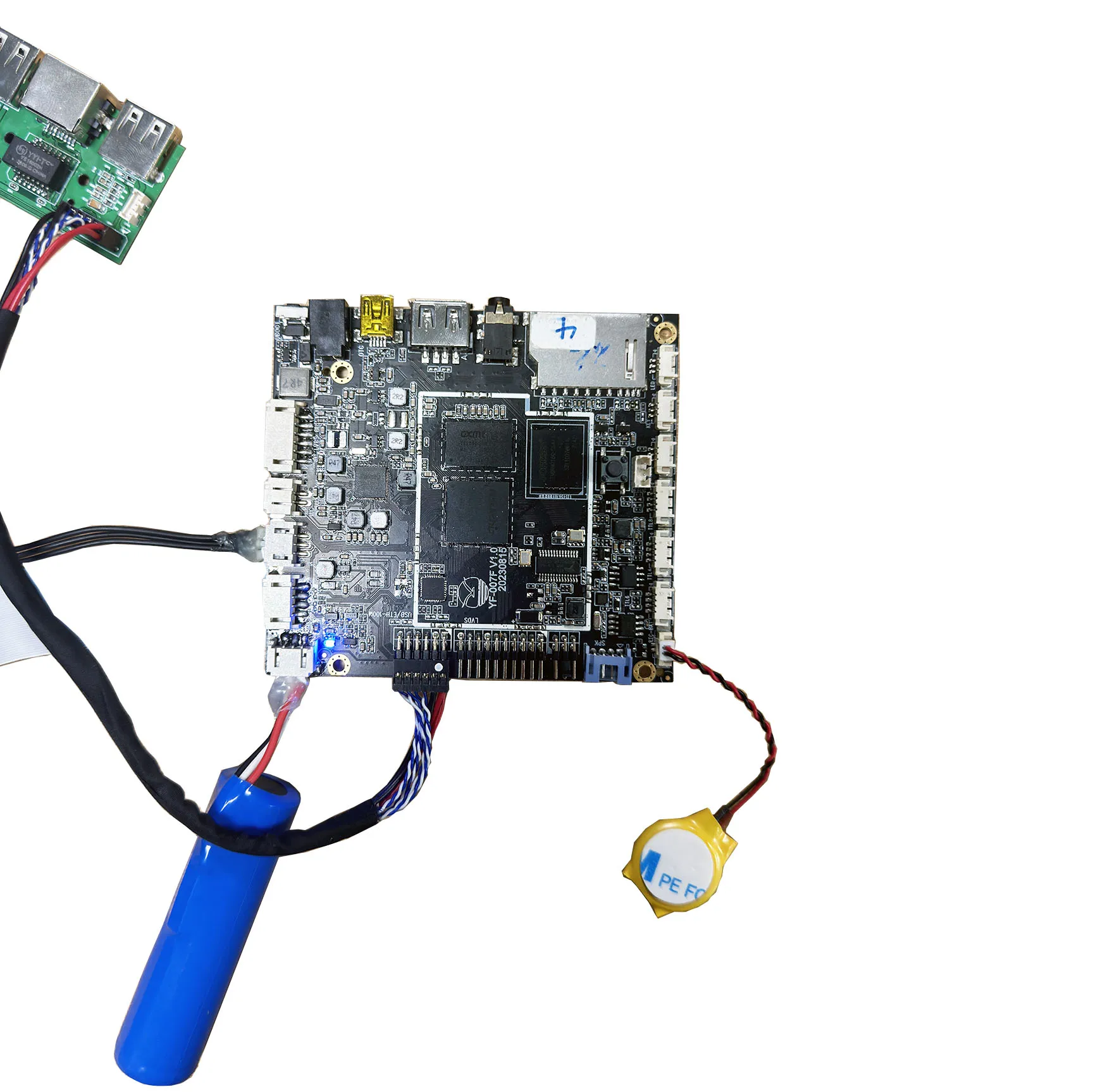 Android development Motherboard with 5V power supply power management function supports charging battery supply power