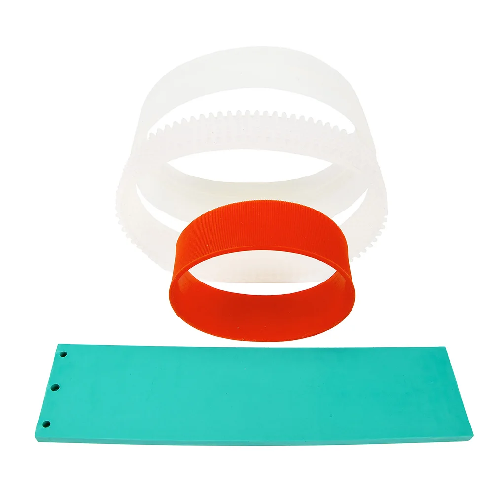Translucent Silicone Sorting & Paging Machine Belt Timing Rubber Feeding & Pressing Plate OEM Customizable