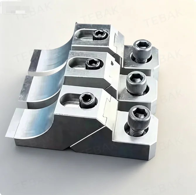 TEBAK Precision TOK CNC Side Bench Vise Frog Clamp M6/M8/M12/M16 Flat End Metal Machining Workholding Clamping Fixture