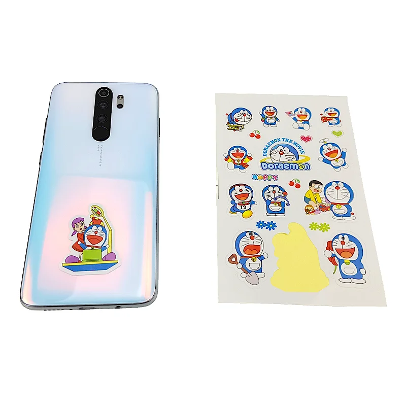 Popular Animation Anime Cartoon Decorative Labels Paper Doraemon Stickers for Laptop Luggage Hydroflasks Car Motorcycle Phone