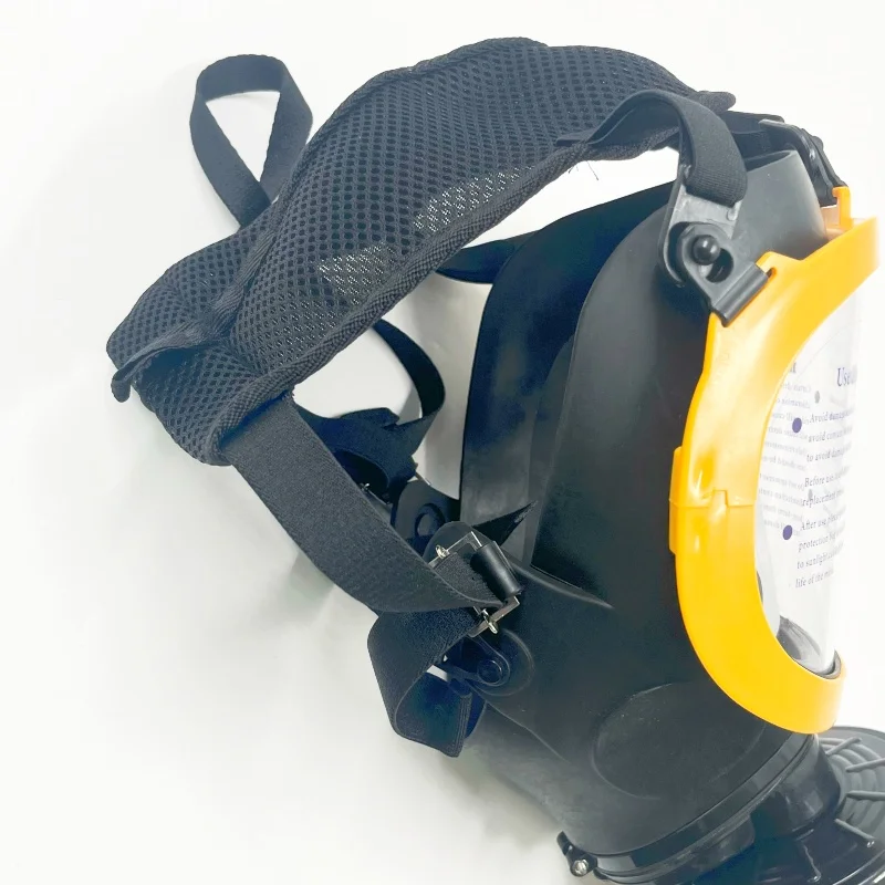 シングルフィルター防火呼吸器を備えた化学薬品用フルフェイス