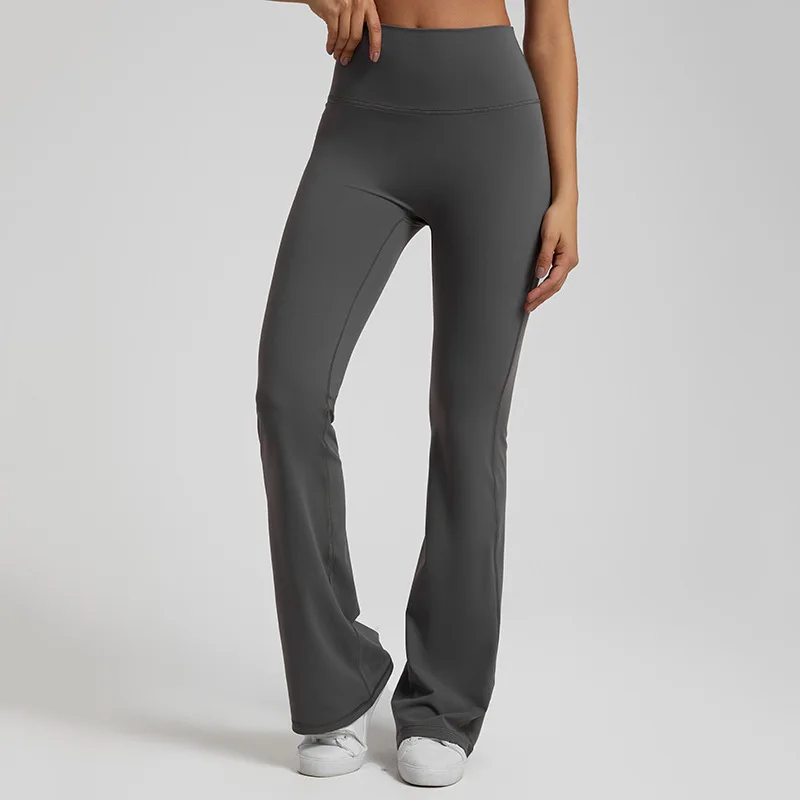 4069 Wholesale Custom Logo High Waisted Boot Cut Yoga Pants  for Women Long Bootcut Flare Leggings