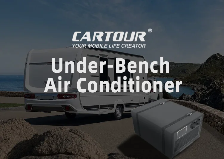 Universal Dc 24v Under Bench Bunk Under Bed Air Conditioner For Truck