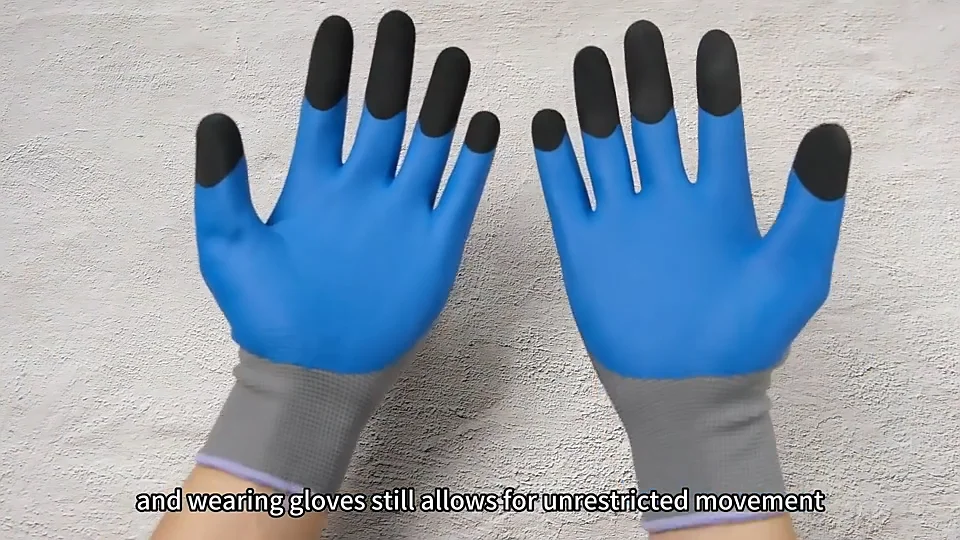 Top Sale Reinforced Hand Gloves Antislip Wearresistant Polyester