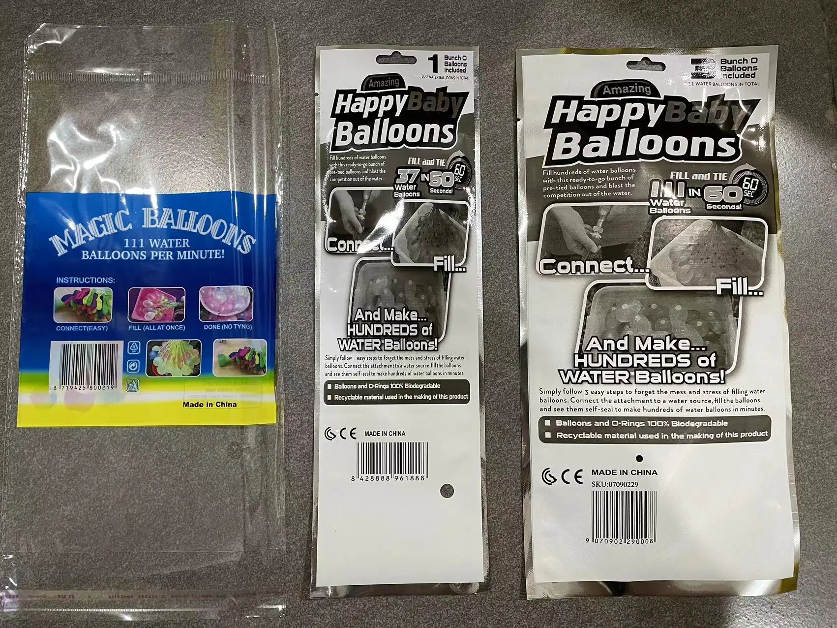 Factory Spot Water Balloons 111pcs /bag Balloon Self Sealing Magic