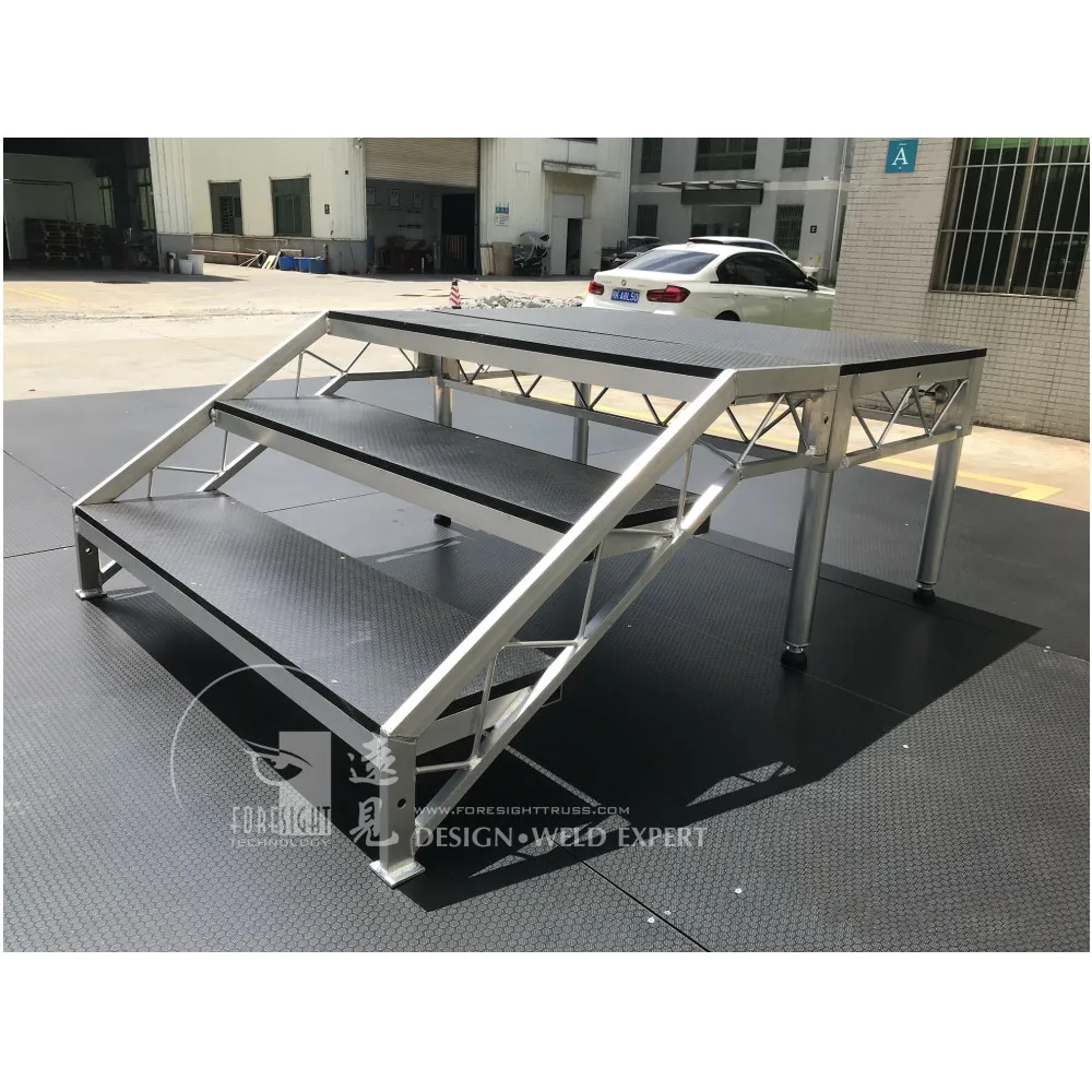 Stage Covering Roof Truss with Portable Stage for Sale