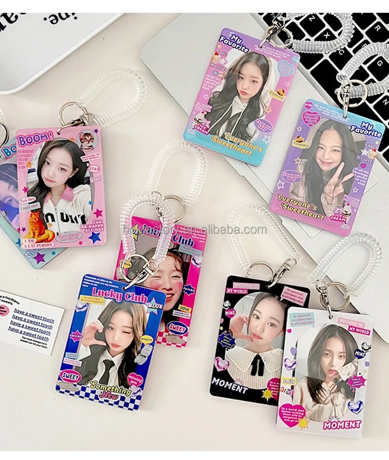 New Custom Design Pc Acrylic Photocard Holder Kpop Photocard Card Holder Stars Photo Collect