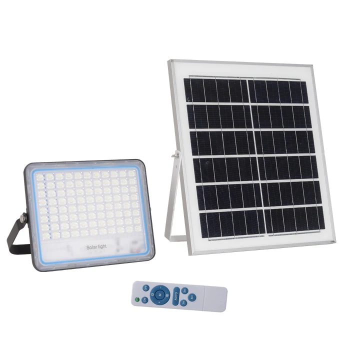 New cheap 100W solar floodlight for outdoors; Intelligence solar led flood light 100W solar flood light reflector led