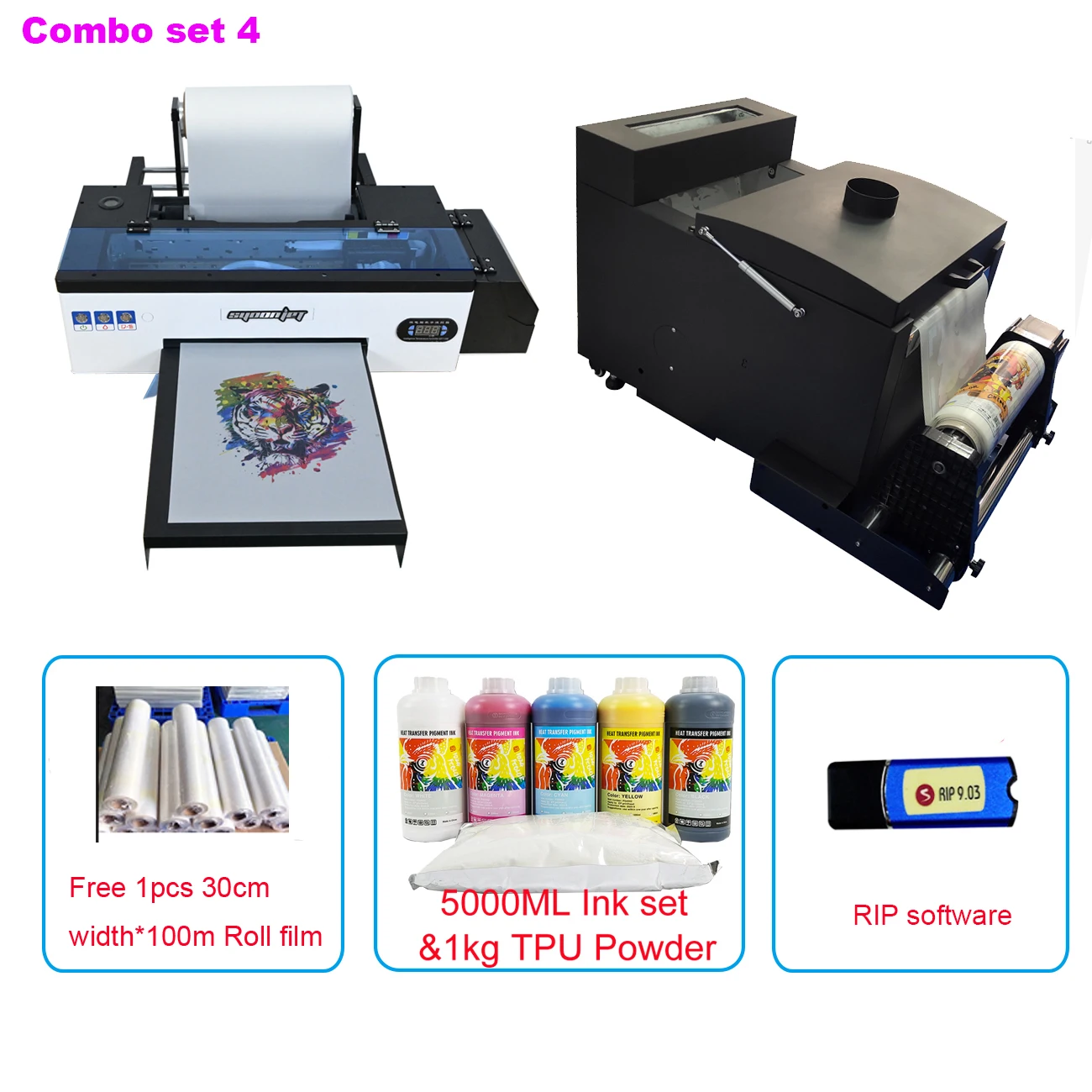 digital dtf printer heat transfer pet