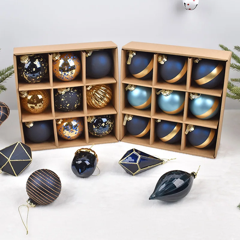 Factory Sells Christmas Glass Ball Decorations Directly Handpainted