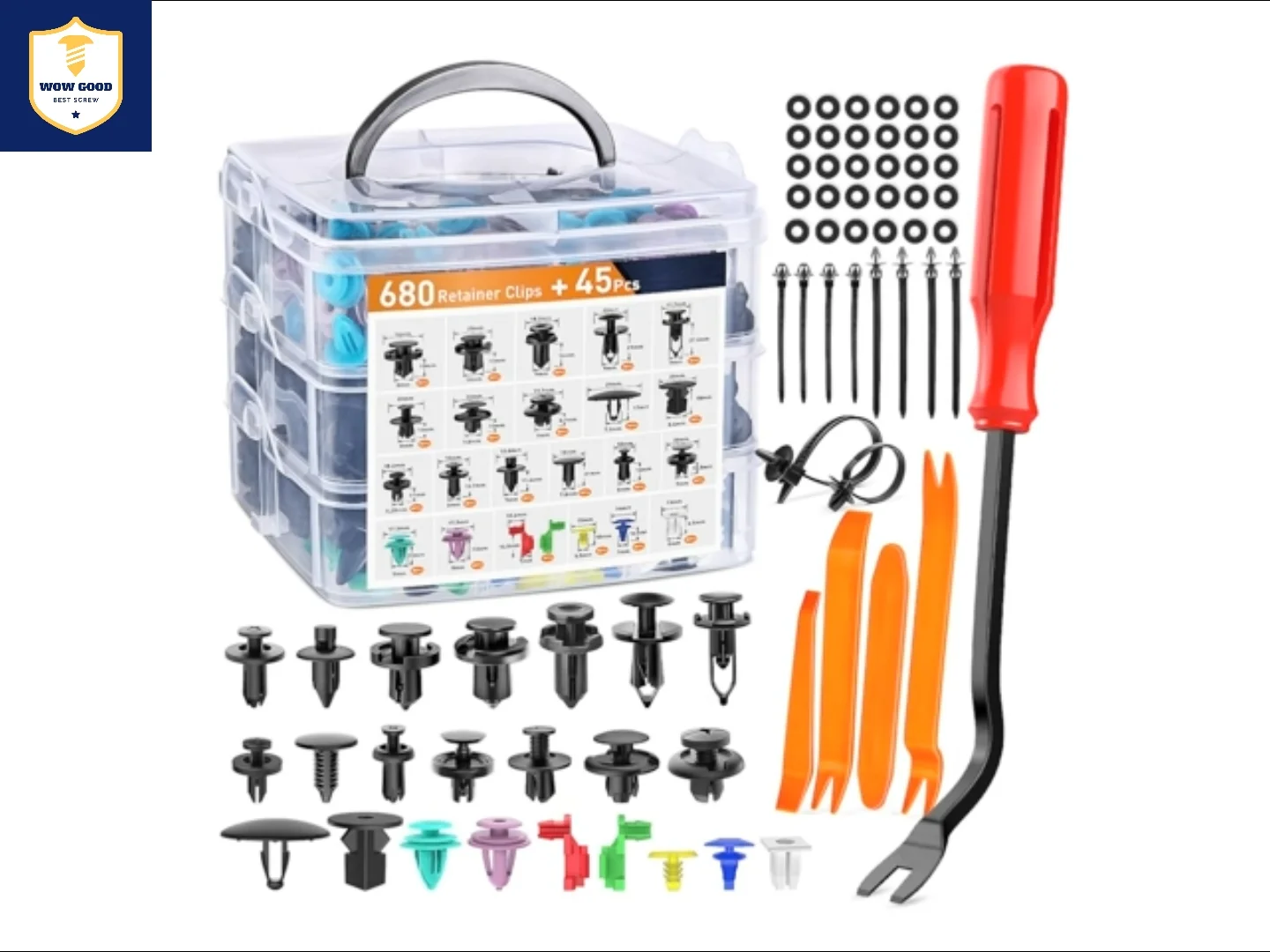 Automotive Auto Push Car Bumper Retainer Fastener Plastic Nylon Clip