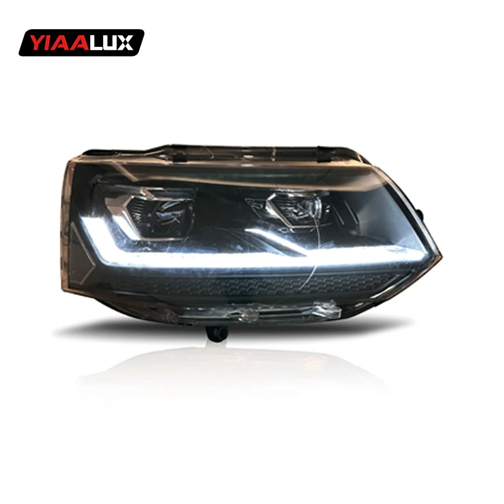 ไฟหน้า LED เต็มรูปแบบ ปี 2011-2015 สำหรับ CARAVELLE T5 สำหรับไฟหน้า Volkswagen Transporter VW T 5 แบบเสียบปลั๊กแล้วใช้งานได้เลย