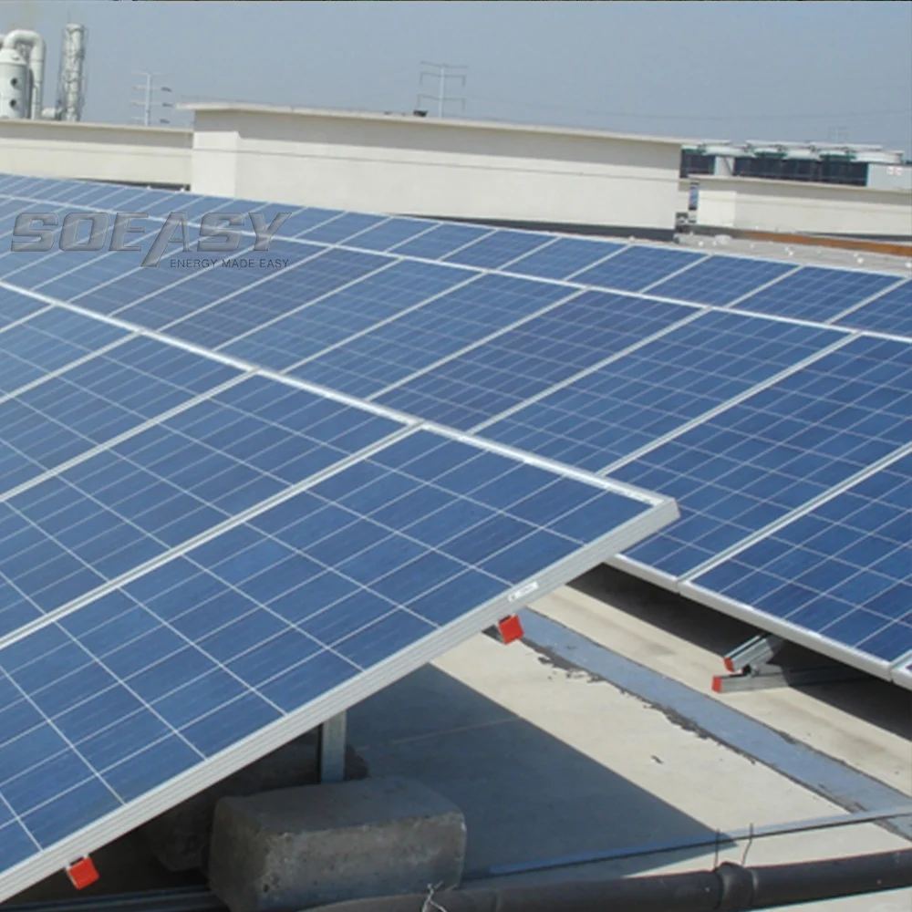 SOEASY adjustable residential pv racking solar flat roof mounting rack ...