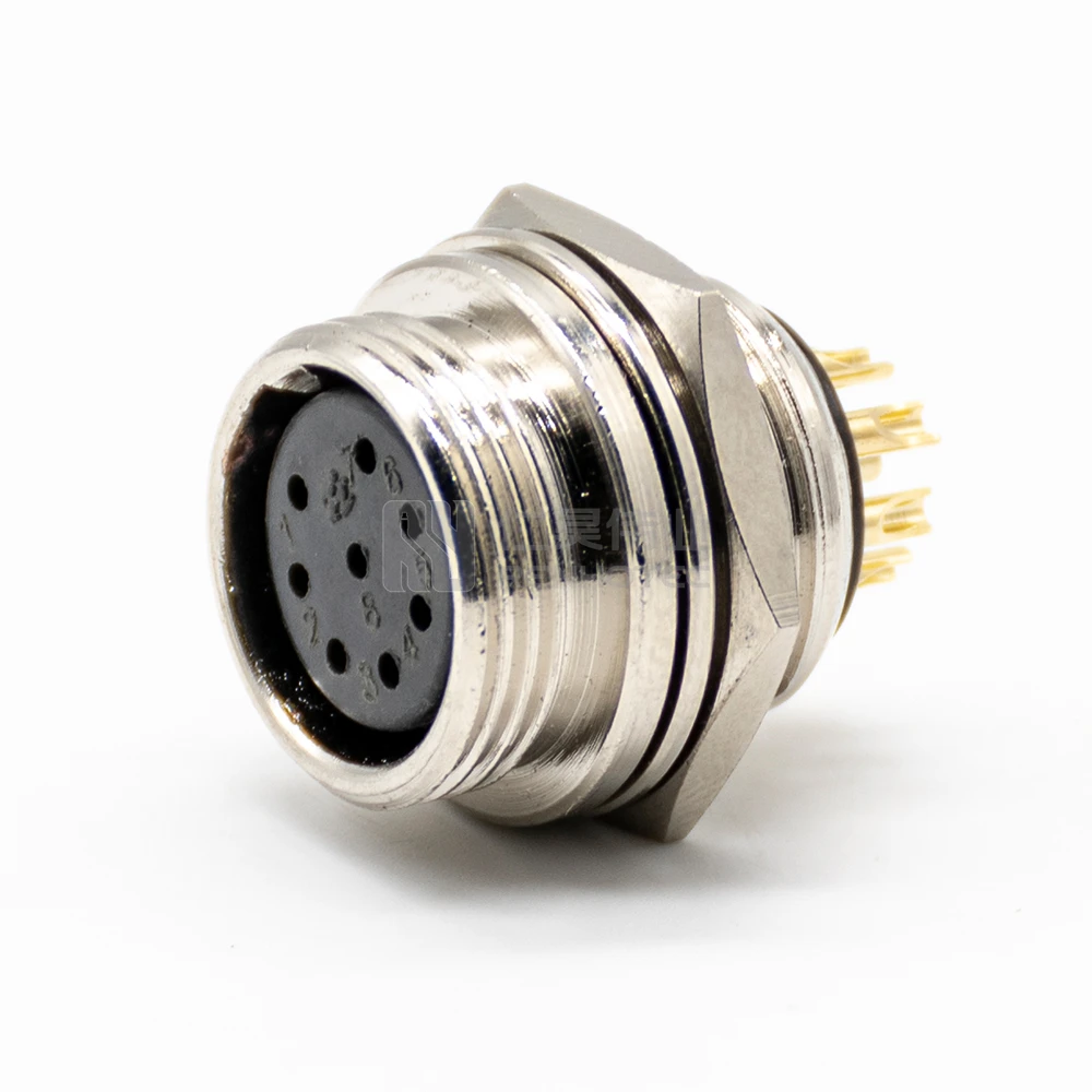 GX16 Connector Reverse 8 Pin 8Pin IP65 Male Plug Female Socket