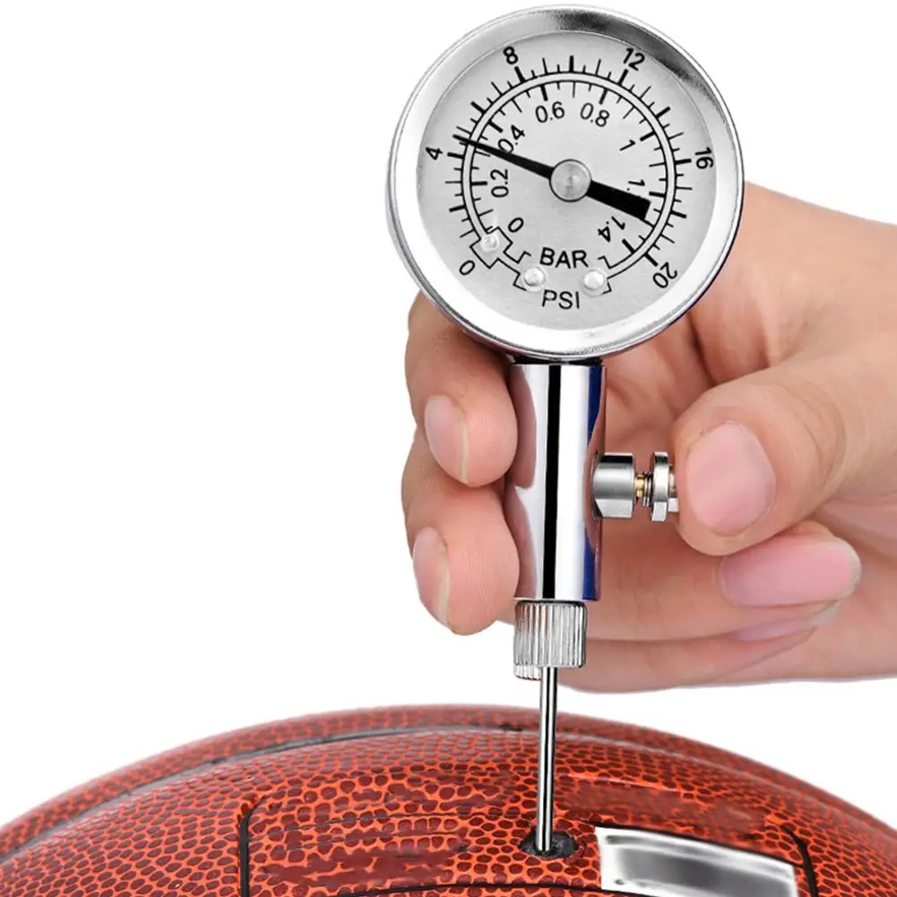 Wobekuy Ball Pressure Gauge Ball Pressure Measuring Tool Basketball Football Volleyball Barometer