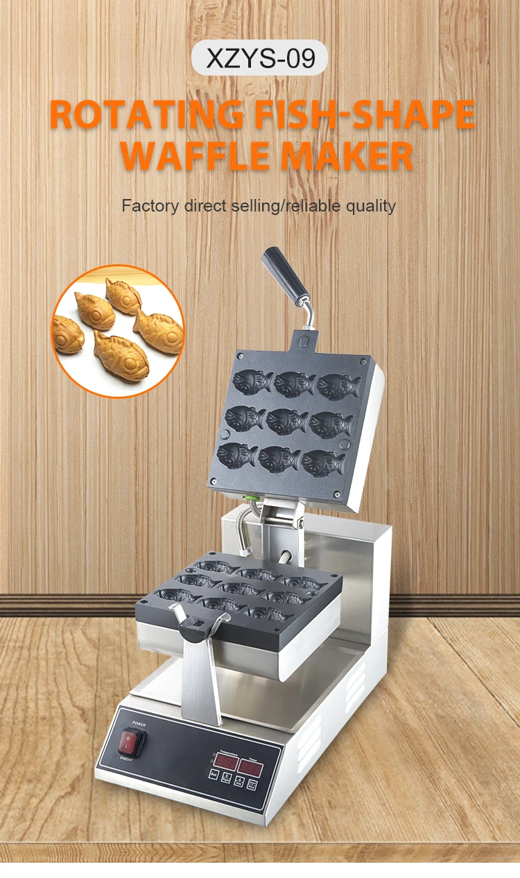 Commercial Bakeware Fish Shape Waffle Machine Fish Mold Pancake Cake