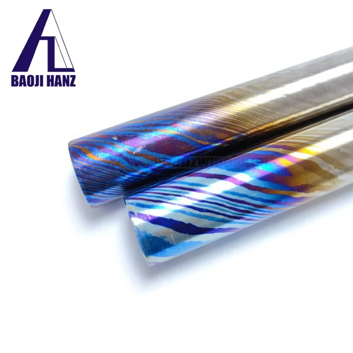 カスタムTimascusMokutiチタンダマスカス棒| Alibaba.com