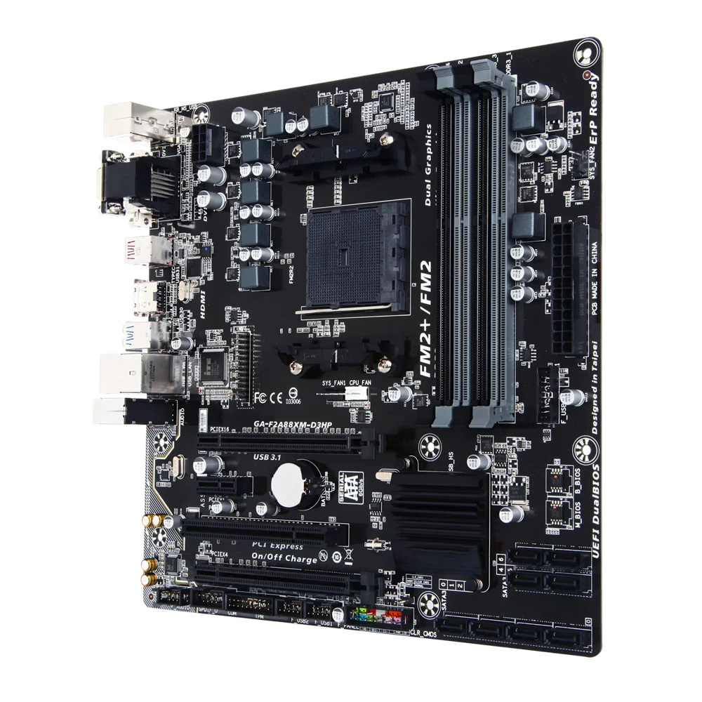 Placa base GA F2A68HM DS2 S1 F2A58M F2A55M FM2/FM2 DDR3 A8 A10