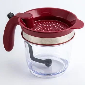 Multifunctional Cups Gravy Strainer Fat Separator Release Cooking Tools Gravy Kitchen Accessories Grease with Measuring
