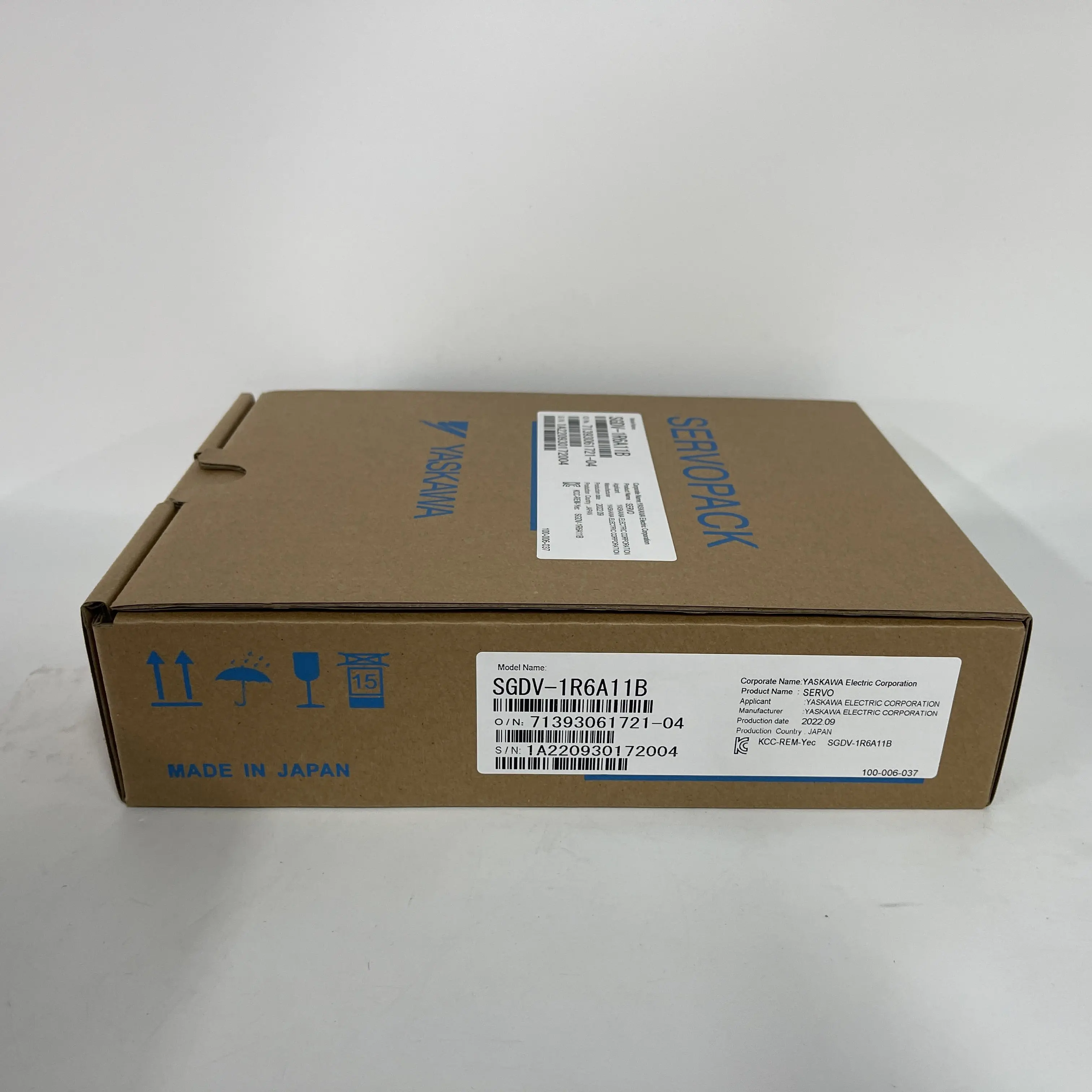 Yaskawa Servo Drive SERVOPACK SGDV-1R6A11B Yaskawa Servo Drive SERVOPACK SGDV-1R6A11B