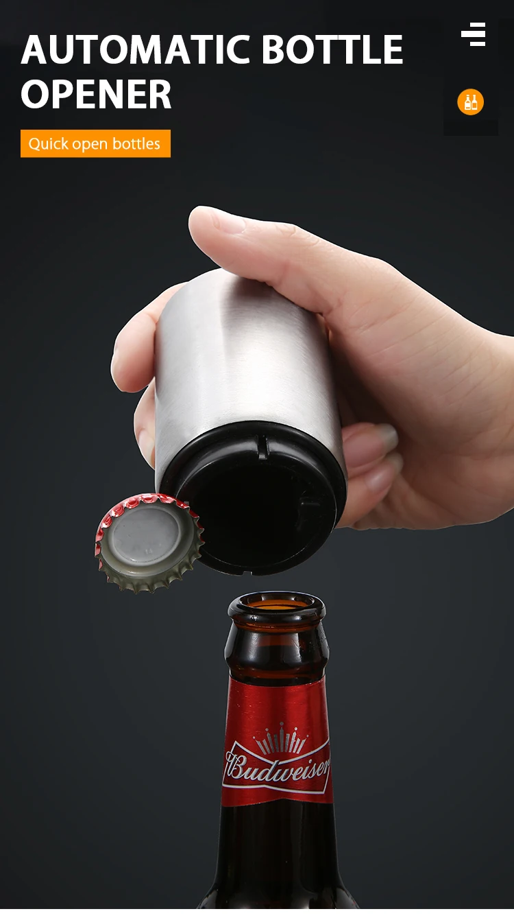 Multi Function Automatic Bottle Opener Creative Push Down Automatic
