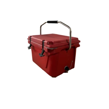 20quart classic red portable  Rotomolded  cooler box for picnic and fishing  Ice cooler box