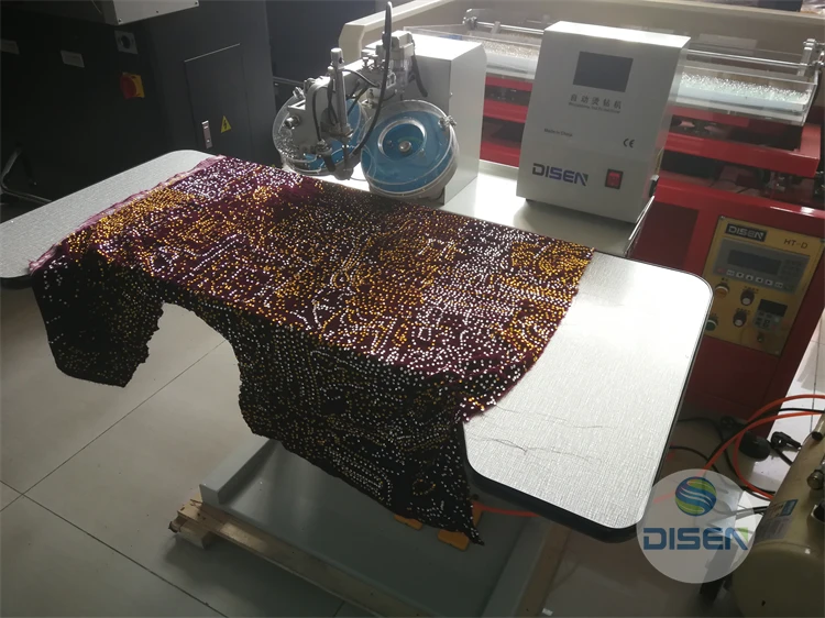 Computer High Quality Utomat Machine Automatic Hot Fix Rhinestone Embroidery Machine Rhinestone Template Machine