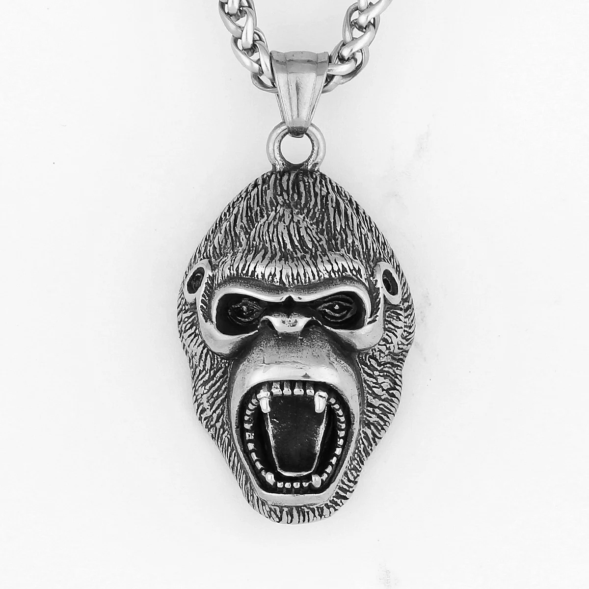 アクセサリー Monkey Kay Bojesen Jewelry Monkey Gold Plated Necklace – The Jewellery Room