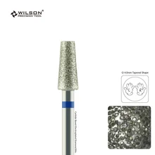 4.0mm Tapered Shape Carbide Nail Shaping Tool Nail Surface Cleaner with 9mm Flute Length Various Grits Customized Logo Available