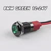 8mm verde 12-24v