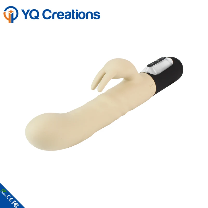 Factory Direct 7 Vibration Modes  Penis Dildo Massage Adult Sex Toy Women Rabbit Vibrator With Thrusting up and Down