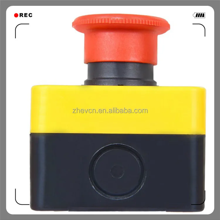Normal Close 22MM Emergency Stop Switch With Mushroom Button 1NC ...