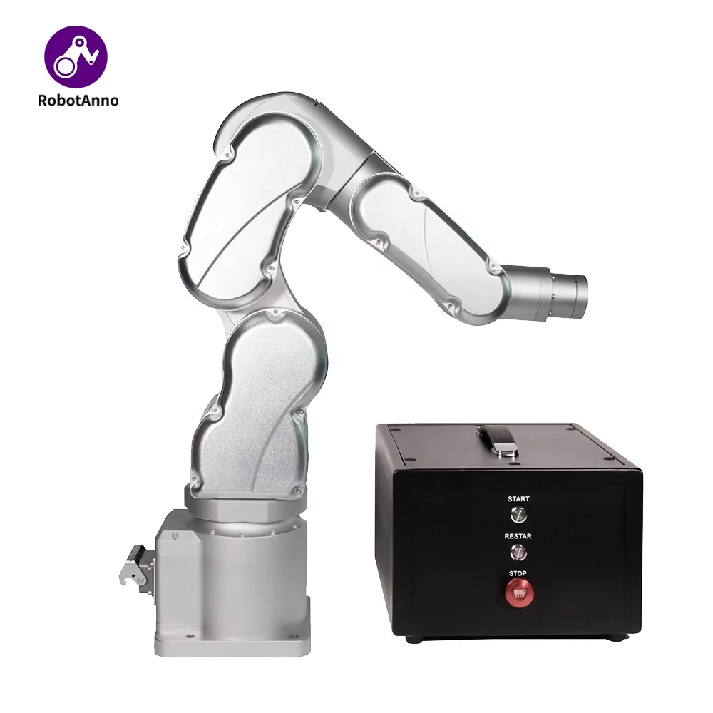 Professional Desktop 6-axis Robotic Arm, Light Industry Commercial Robotic Arm Transportable and Experimental