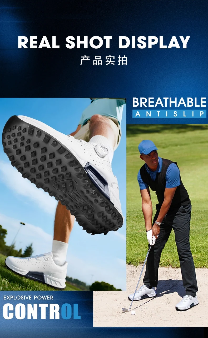 PGM XZ428 Knob Laces Breathable Soft-soled Anti-slip Men Golf