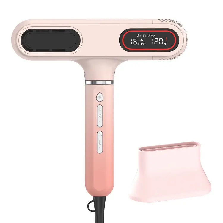 1400w Ionic Bldc Motor One Step Salon Professional Hair Dryer Hair Blow Dryer With Diffuser Magnetic Attachments