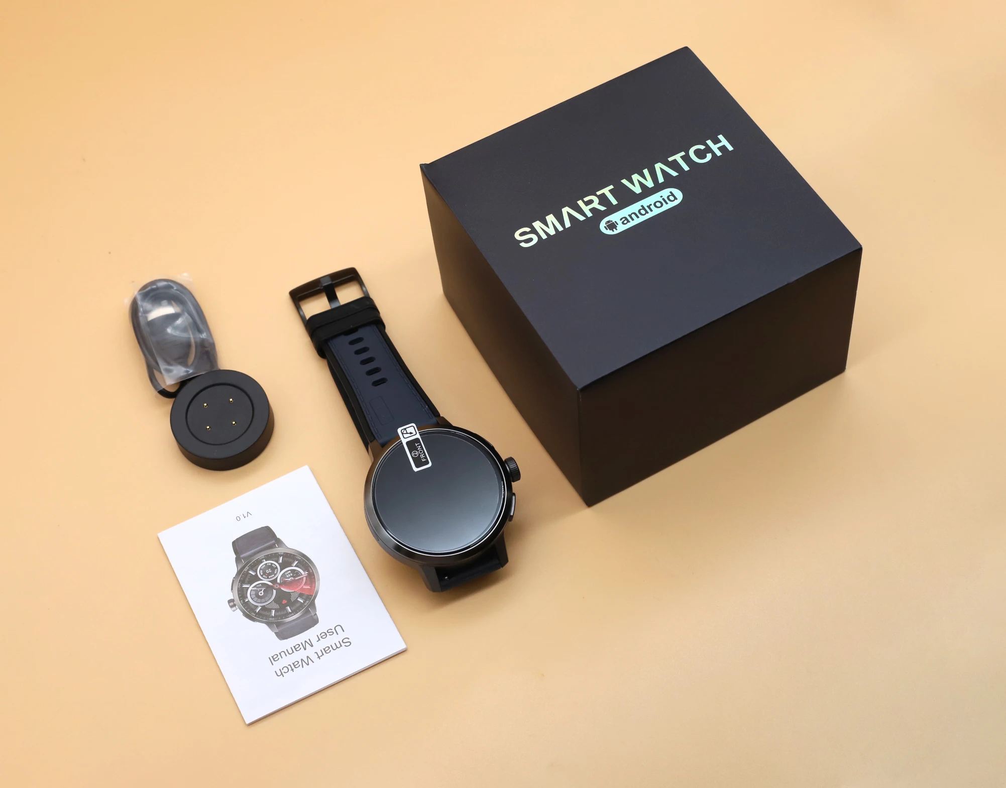 DM82 Sim Card 4G Smart Watch 1.75 Inch AMOLED HD Rotating Camera Video Call Global Versi aperçu 5