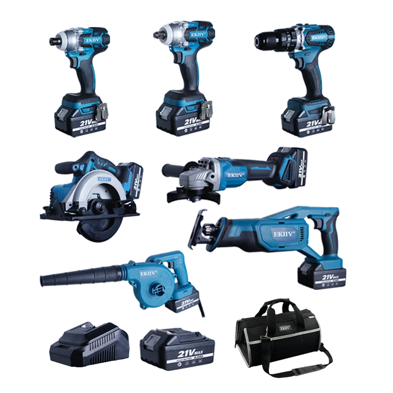 Brushless and Cordless Ingco Tool Set 18v 20v Combo Kits Cordless High Quality